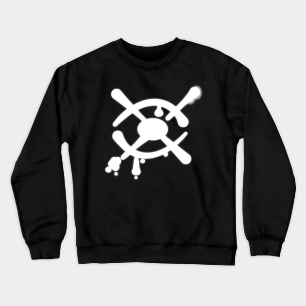 Gravity Falls - Society of the Blind Eye White Crewneck Sweatshirt by geekers25